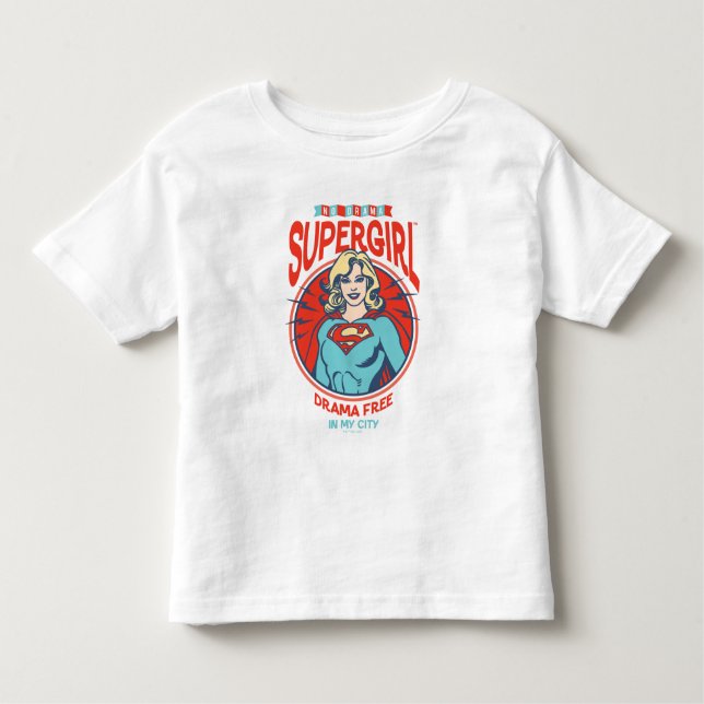 Camiseta Supergirl Drama Livre Em Minha Cidade (Frente)