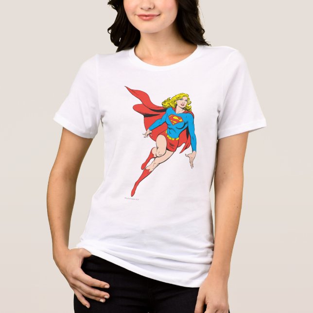 Camiseta Supergirl em Movimento (Frente)