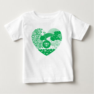 Camiseta Supergirl Floral Peace Hearic