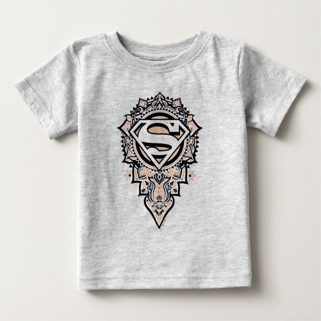 Camiseta Supergirl Mandala Graphic (Frente)