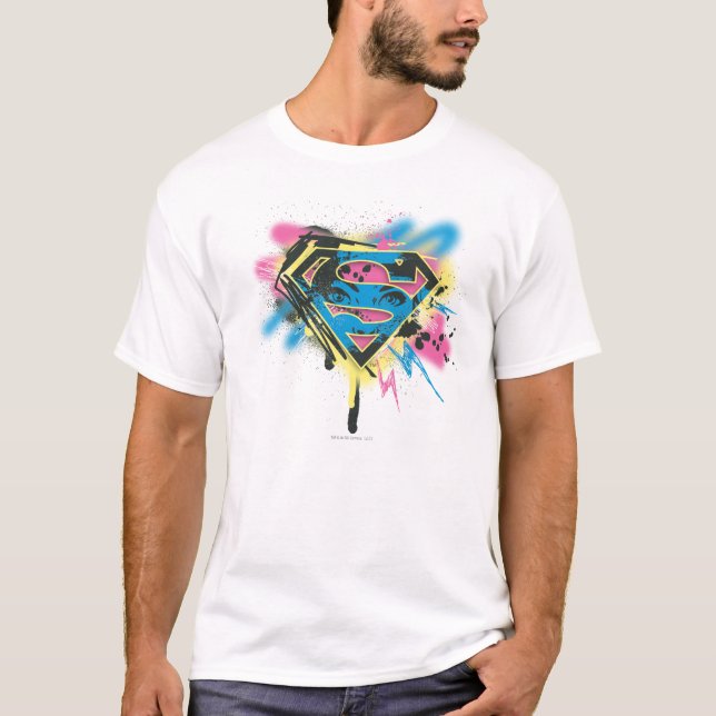 Camiseta Supergirl Paint e Derramares (Frente)