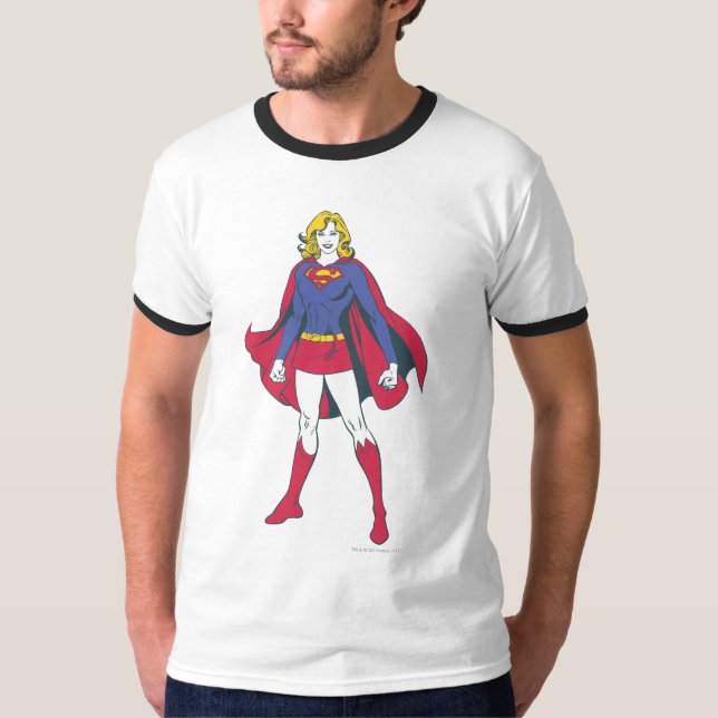 Camiseta Supergirl Pose 2 (Frente)