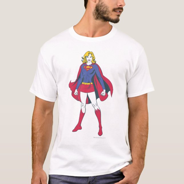 Camiseta Supergirl Pose 2 (Frente)