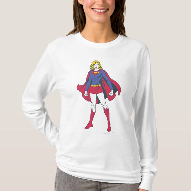 Camiseta Supergirl Pose 2 (Frente)