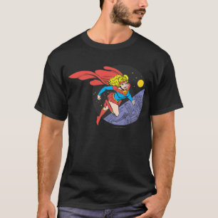 Camiseta Supergirl pula no espaço