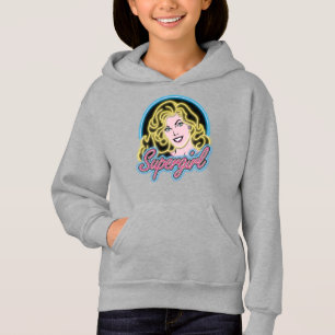 Camiseta Supergirl Retro Neon Lights Graphic
