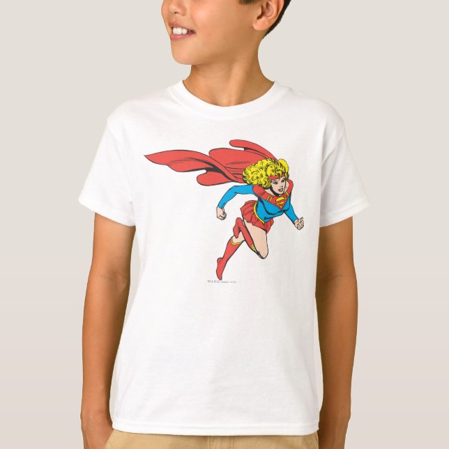 Camiseta Supergirl Salta Direita (Frente)