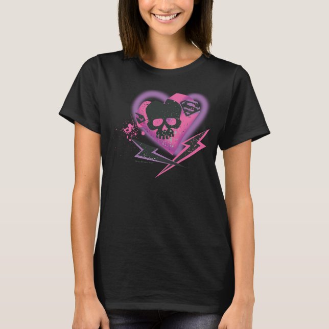 Camiseta Supergirl Skulls and Lightning (Frente)