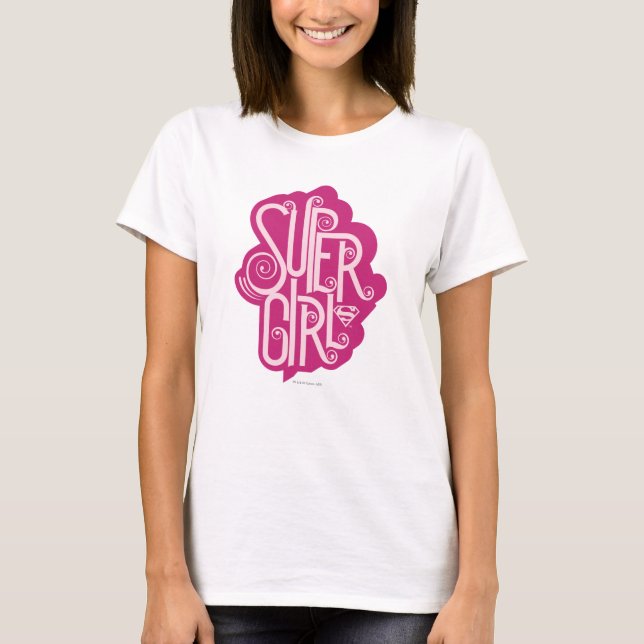 Camiseta Supergirl Swirl 1 (Frente)