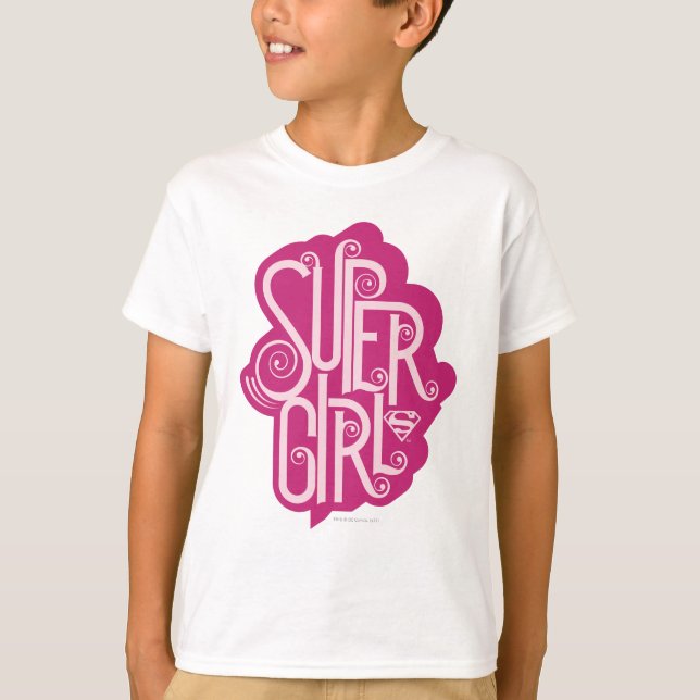 Camiseta Supergirl Swirl 1 (Frente)