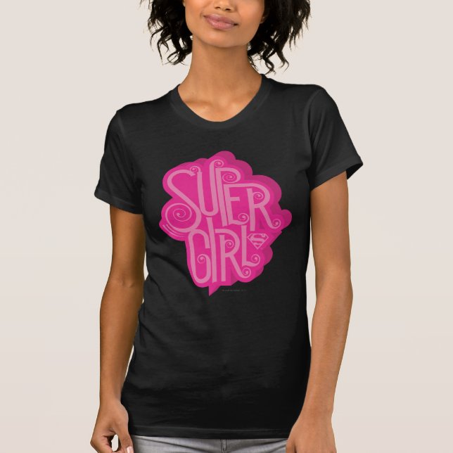 Camiseta Supergirl Swirl 2 (Frente)