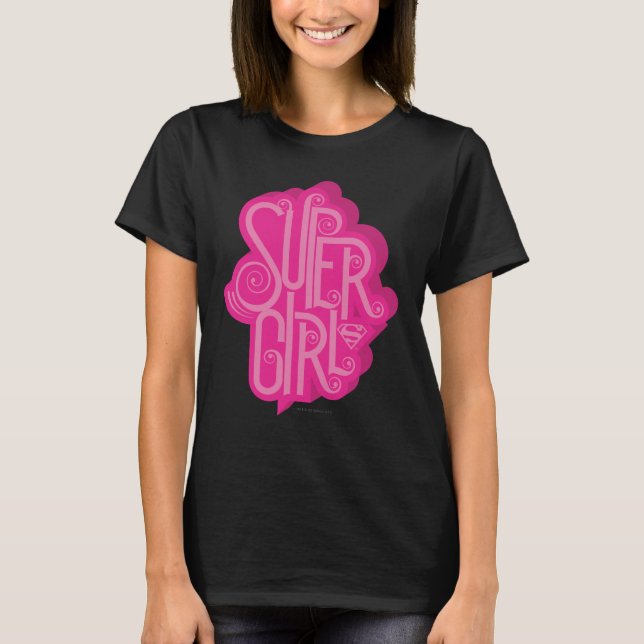 Camiseta Supergirl Swirl 2 (Frente)