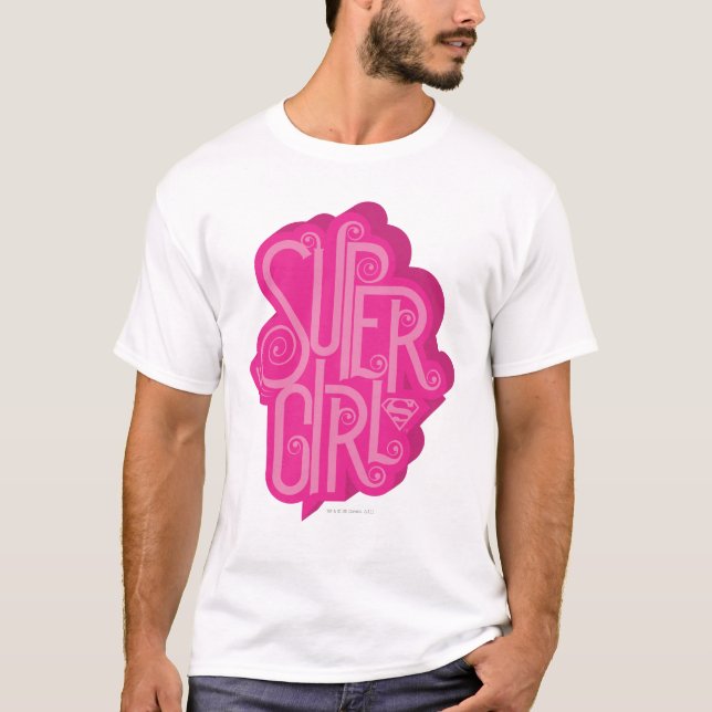 Camiseta Supergirl Swirl 2 (Frente)