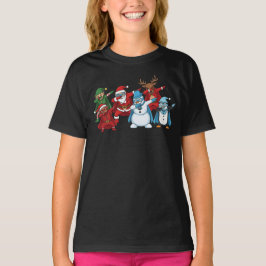 Camiseta Superhero Christmas Squad Dabbing 