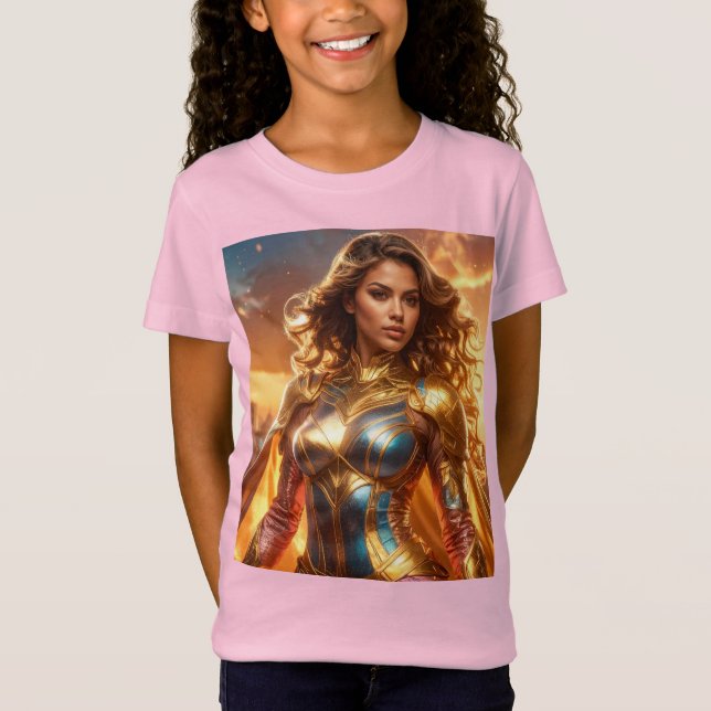 CAMISETA SUPERHERO - FEMALE SUPERHERO (Frente)