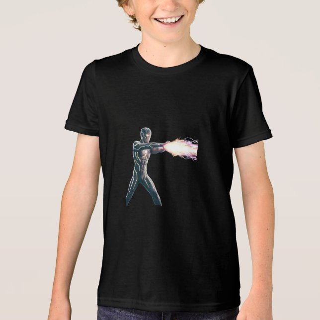 Camiseta Superherói de Absorção de Energia (Frente)