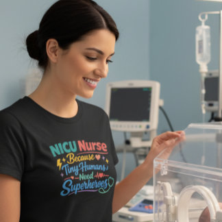 Camiseta Superheroínas Enfermeiras de UTI Neonatal