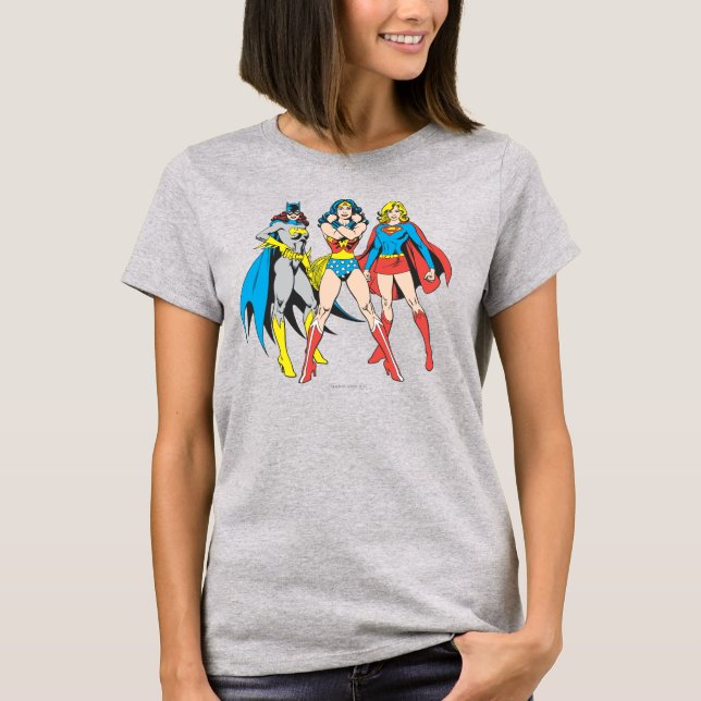Camiseta Superheroínas Pose (Frente)