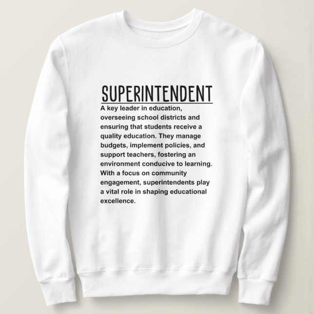 Camiseta Superintendente (Frente do Design)
