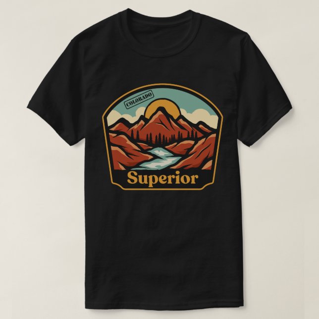 Camiseta Superior, Colorado (Frente do Design)