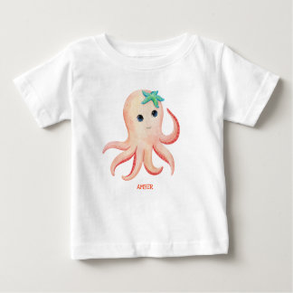 Camiseta Superior do Nome Personalizado do Bebê do