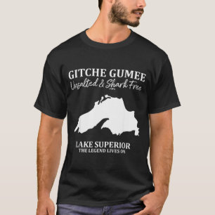 Camiseta Superior, Grande Lago, Gitche Gumee Roupas Lagos