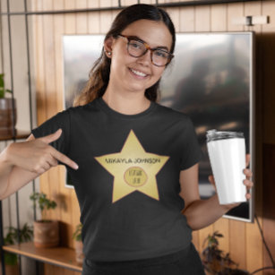 Camiseta Superlativo de Hollywood da Estrela Dourada