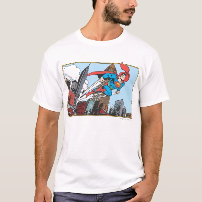 Camiseta Superman e arranha-céus (Frente)