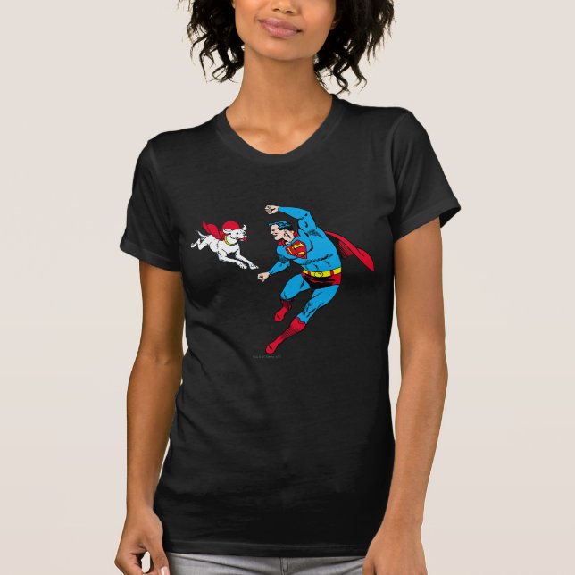 Camiseta Superman e Krypto 2 (Frente)