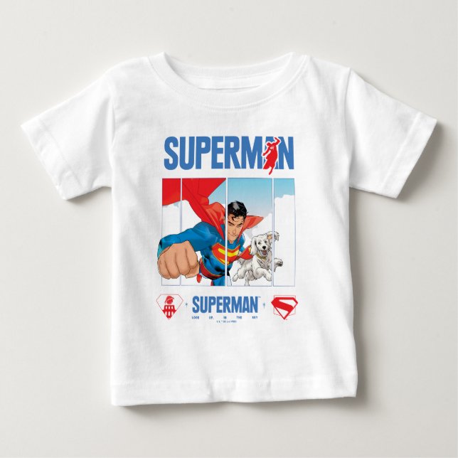 Camiseta Superman e Krypto ao Alcance (Frente)