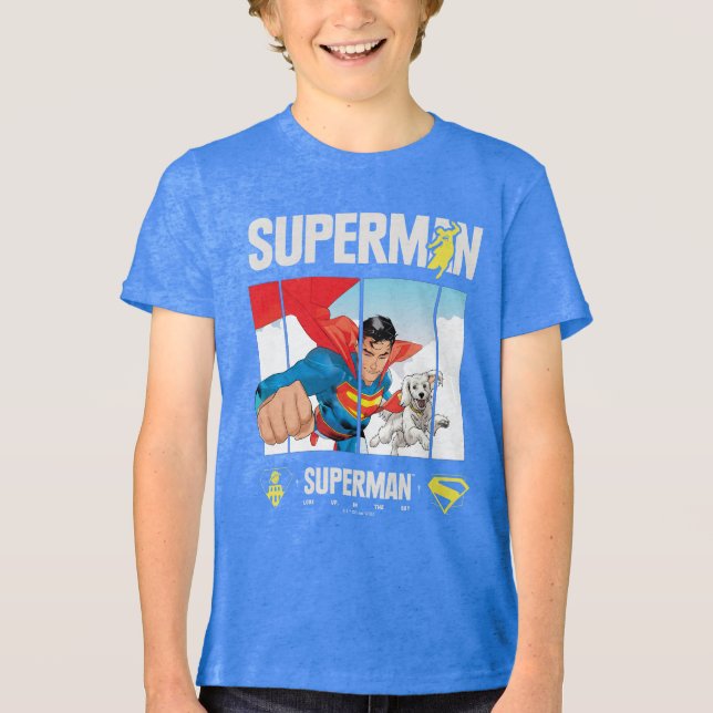 Camiseta Superman e Krypto Tomar Voo (Frente)