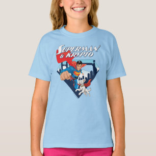 Camiseta Superman & Krypto Soar