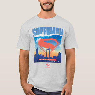 Camiseta Superman Metropolis Skyline