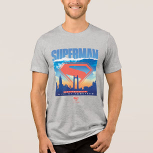 Camiseta Superman Metropolis Skyline