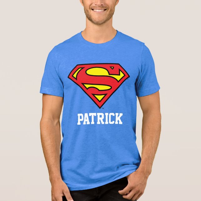 Camiseta Superman | Nome personalizado (Frente)