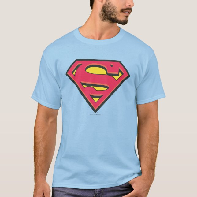 Camiseta Superman S-Shield | Logotipo clássico (Frente)