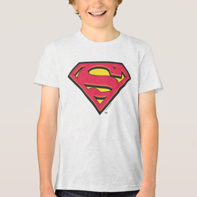 Camiseta Superman S-Shield | Logotipo clássico (Frente)