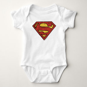 Camiseta Superman S-Shield   Logotipo Grunge
