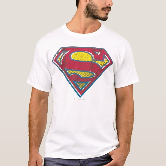 Camiseta Superman S-Shield | Logotipo impresso (Frente)