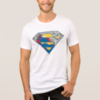 Superman S-Shield | Logotipo preto amarelo da Cinz