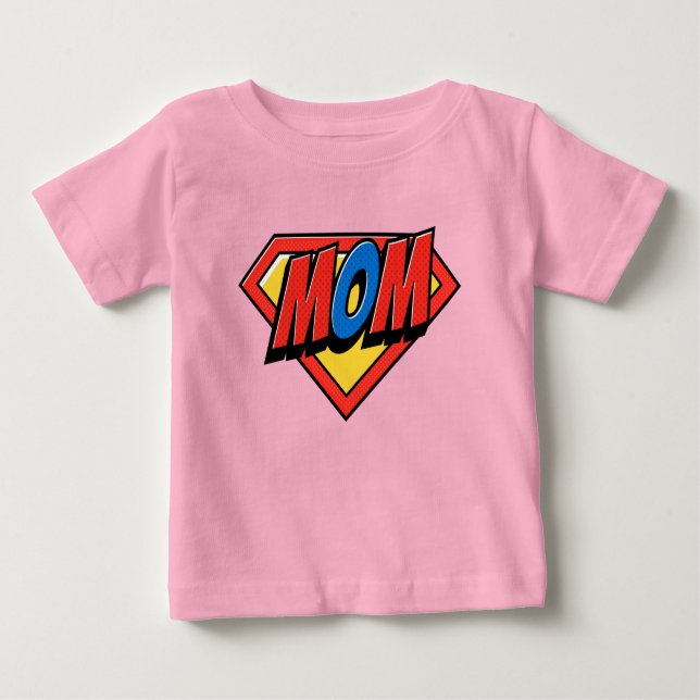 Camiseta Supermom Mother's Day (Frente)