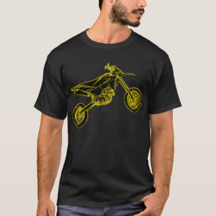 Camiseta Supermoto amarelo