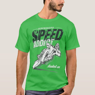Camiseta Supermoto Speed Addict Motorcycle Shirt
