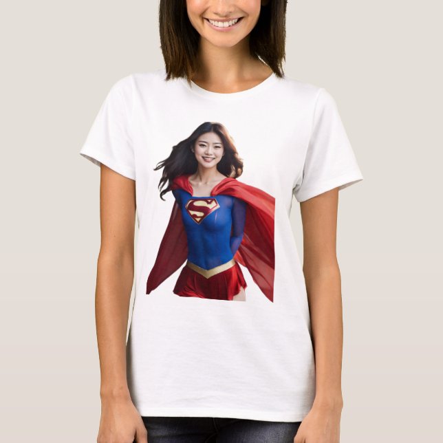 Camiseta Supermulher Vibes Tee: Abraça Sua Força (Frente)