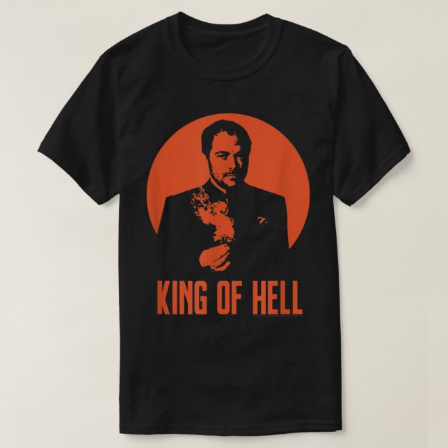 Camiseta Supernatural Crowley King Of Hell  (Frente do Design)