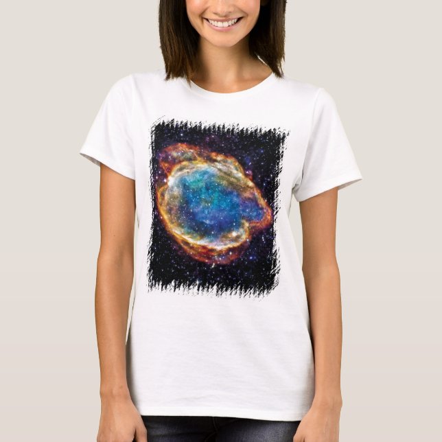 Camiseta Supernova Remanescente G299.2-2.9 Foto Espacial da (Frente)