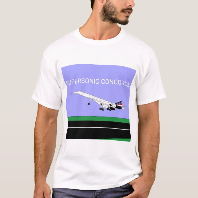 Camiseta Supersonic Concorde (Frente)