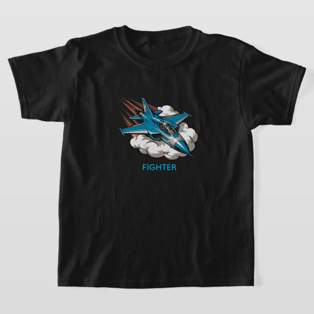 Camiseta Supersonic Fighter Jet – High-Speed Power Aviation (Postura )