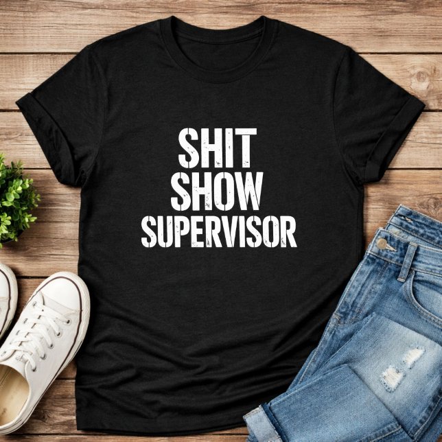 Camiseta Supervisor da Bosta - Chefe Engraçado (Criador carregado)