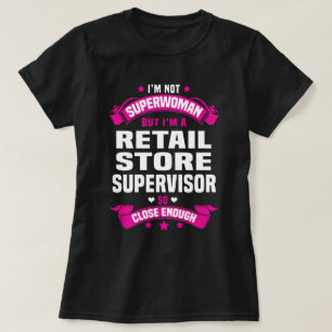 Camiseta Supervisor da Loja de varejo